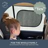 Car Window Shade 2 Pack Black