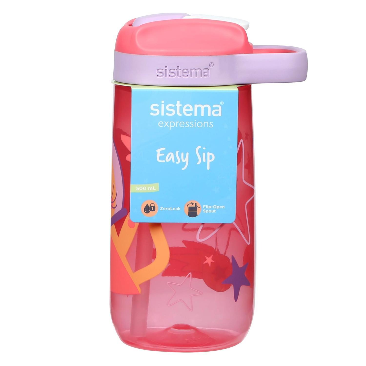 Easy Sip Kids Water Bottle 500mL, Assorted Designs