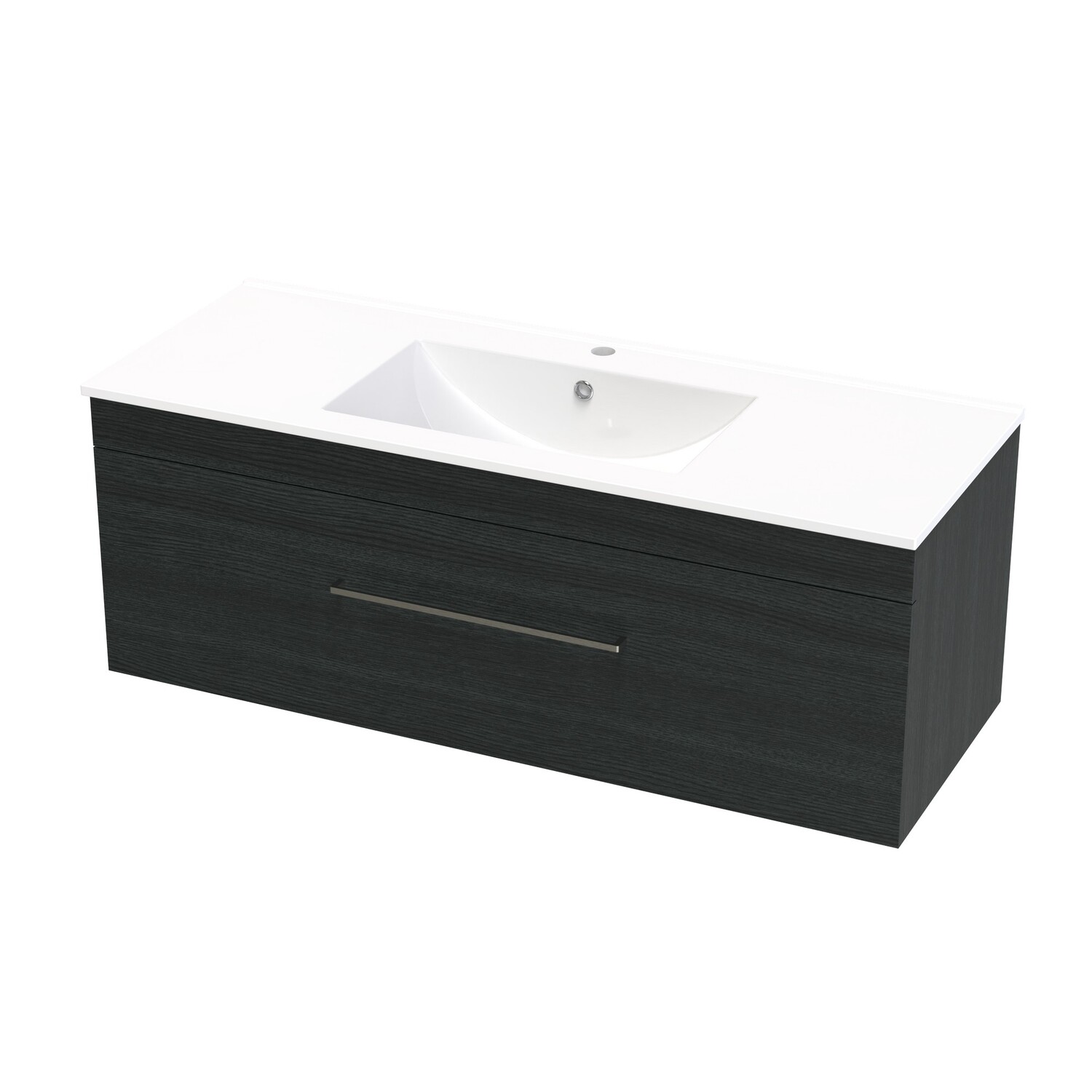 Cashmere Single Drawer Wall Hung Vanity