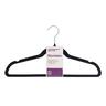 Coat Hanger Velvet 3 pack Black