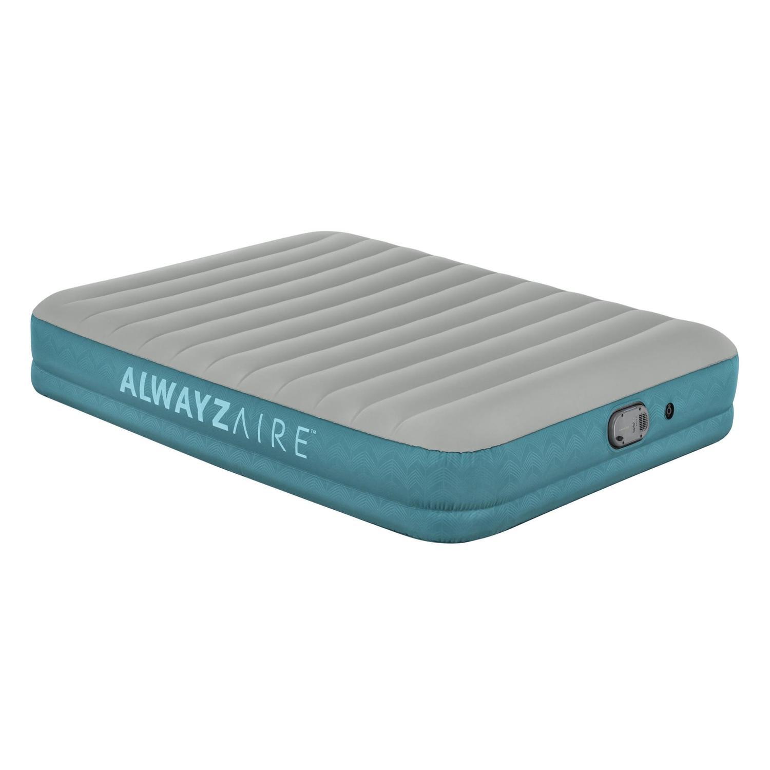 AlwayzAire Fortech Air Mattress Queen Rechargeable Dual Pump