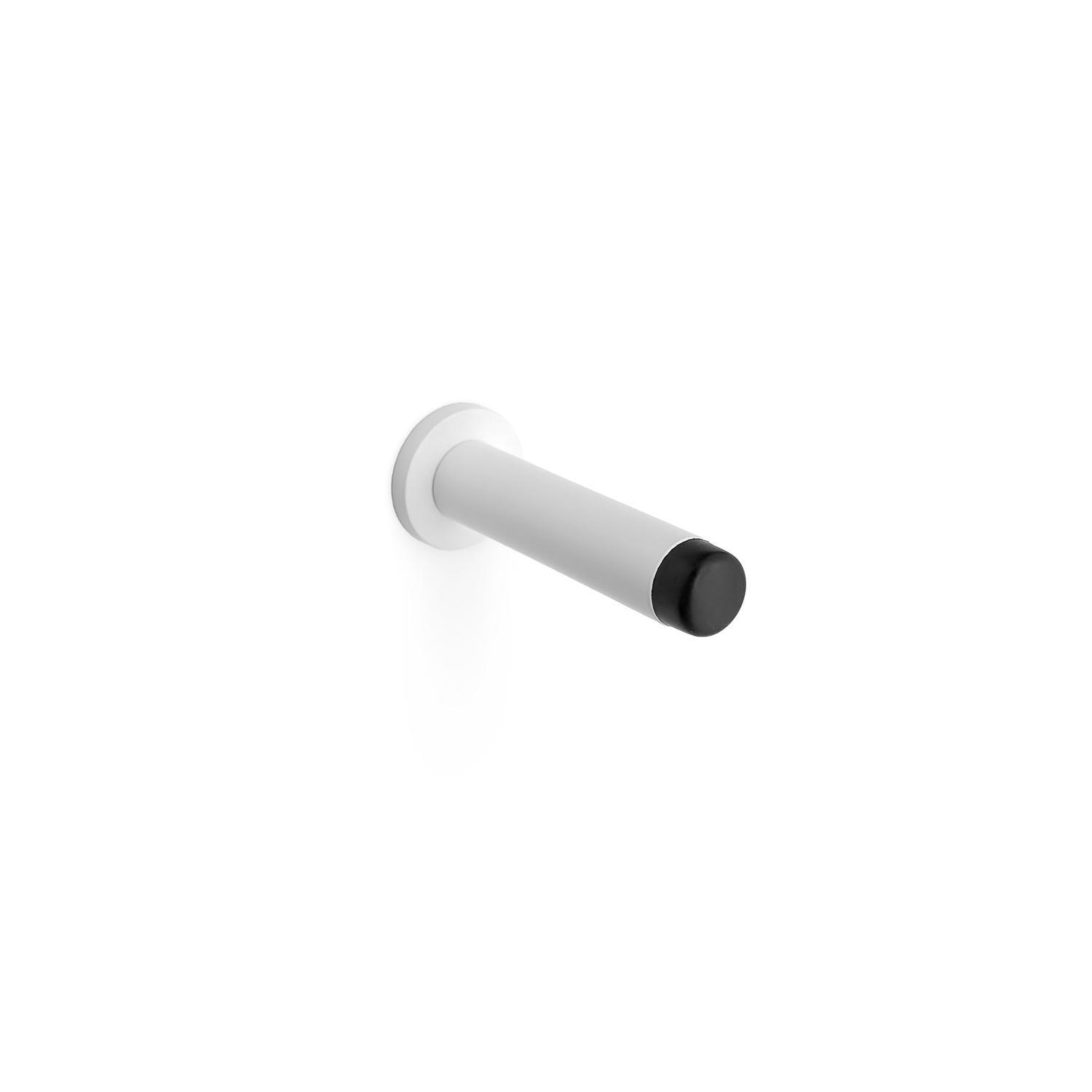 DOOR STOP 85MM CONCEALED FIX WHITE FINISH