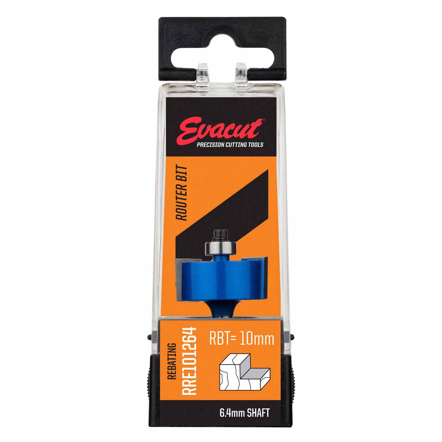Router Bit Rebating Shank: 6.4mm