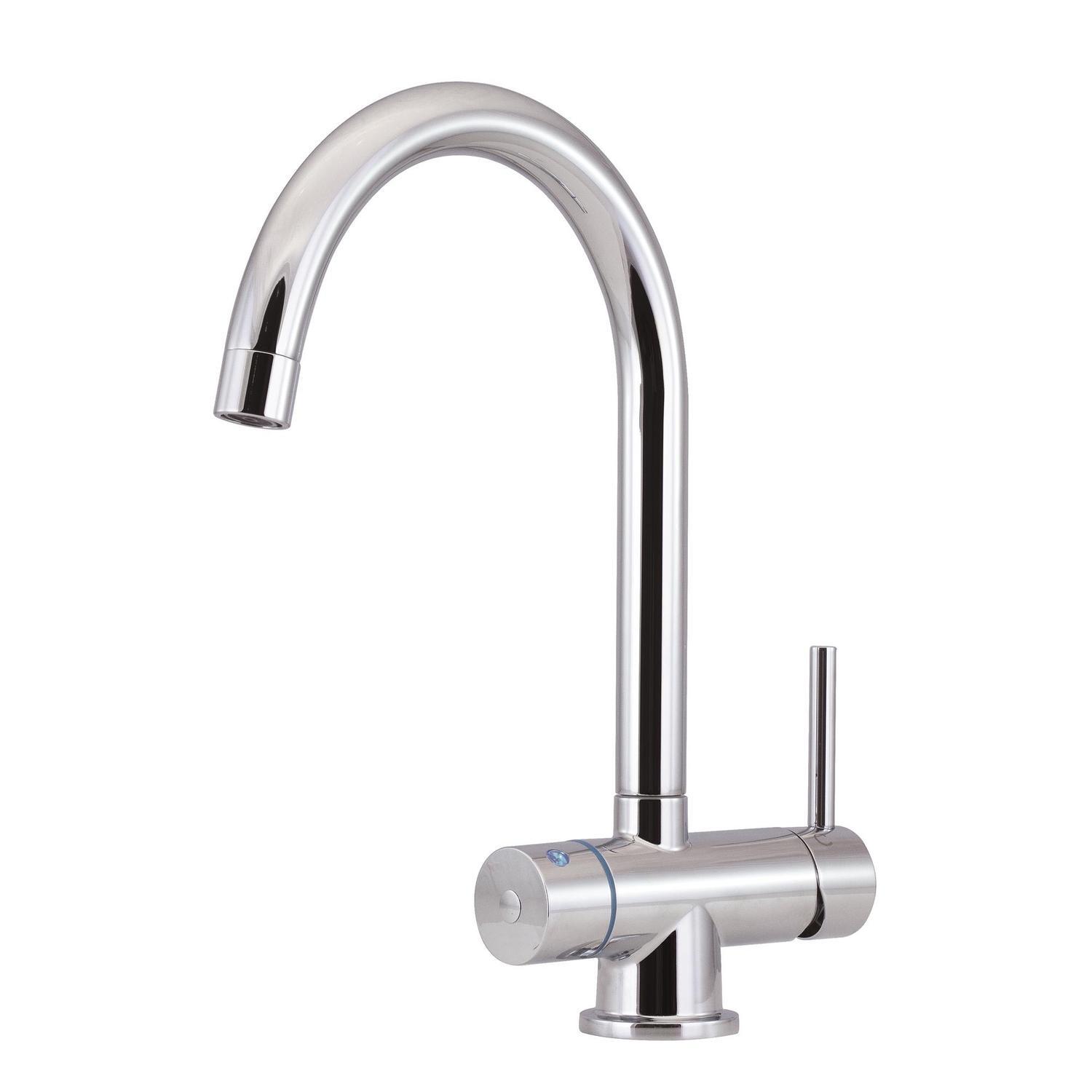 Tripla T4 Gooseneck Water Filter Sink Mixer  Chrome