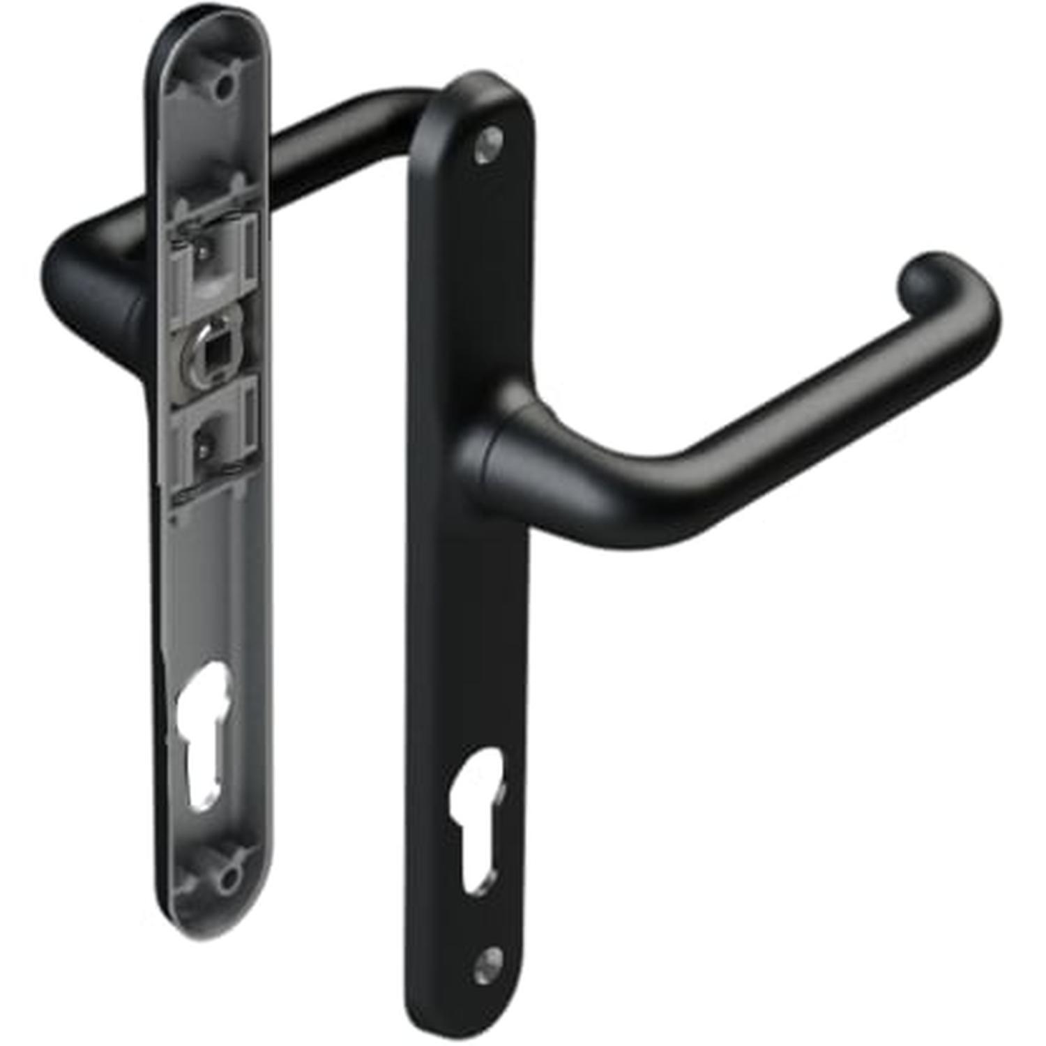 VERONA HANDLE SET - STANDARD LOCKING BLACK