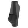 Curve Leaf Diverter 80mm Ironsand