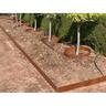 Aluminium Paver Edging 75mm x 2000mm Corten