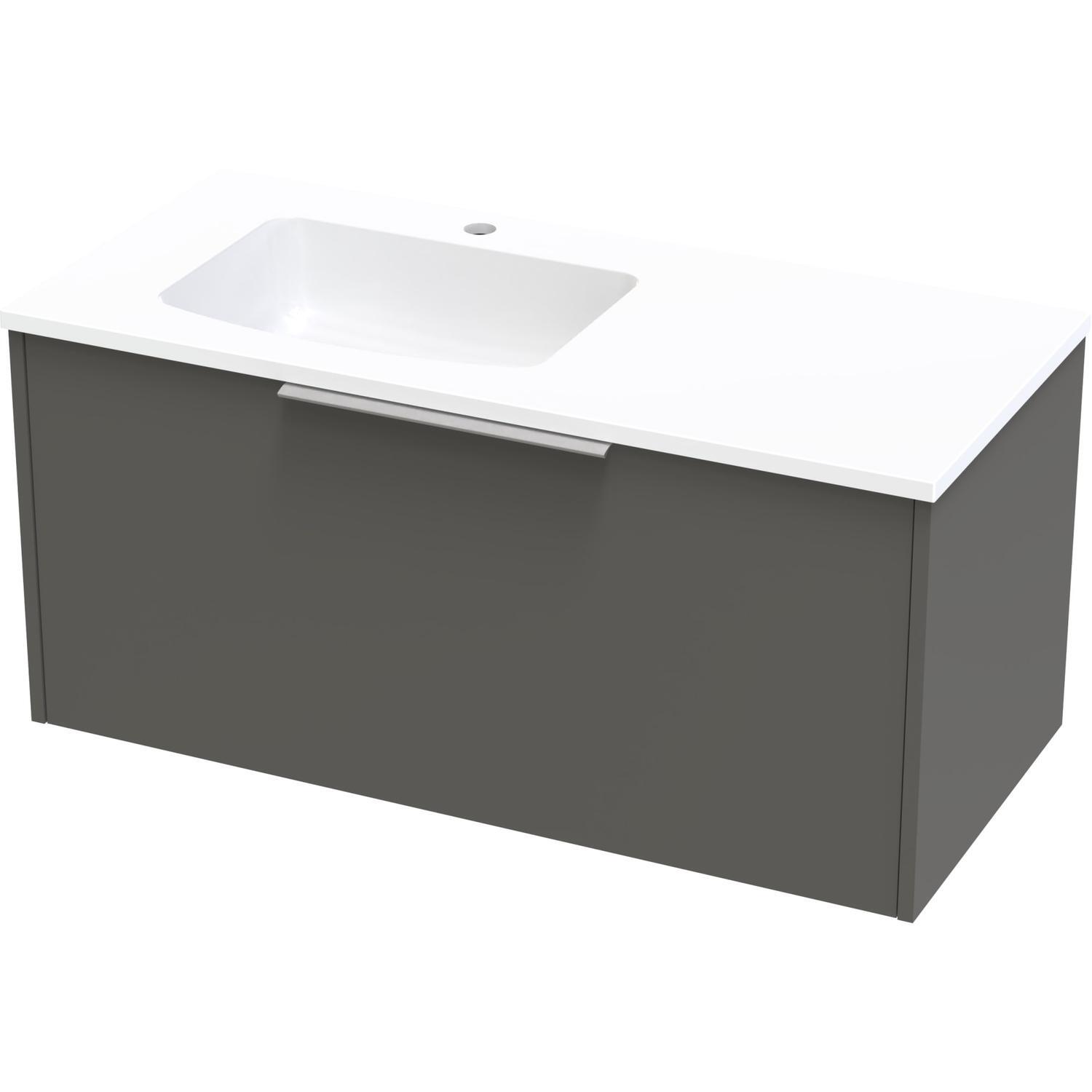 Nikau Grove 1000 Left Hand Bowl Single Drawer Colour