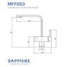Square Multifunction Faucet  Chrome