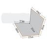 Tuatara Freestanding Awning (Left) 270 Degree