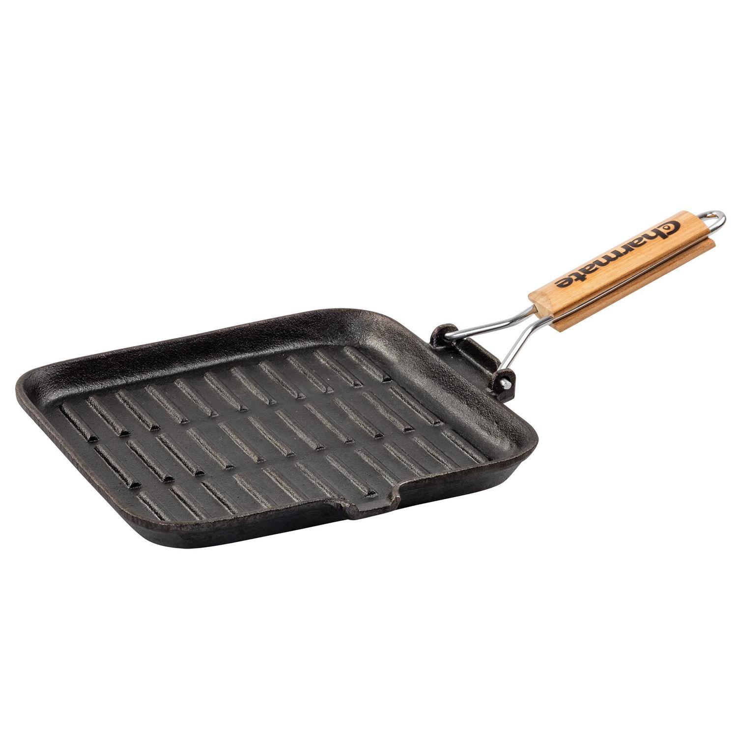 Cast Iron Fry Pan Square 24cm
