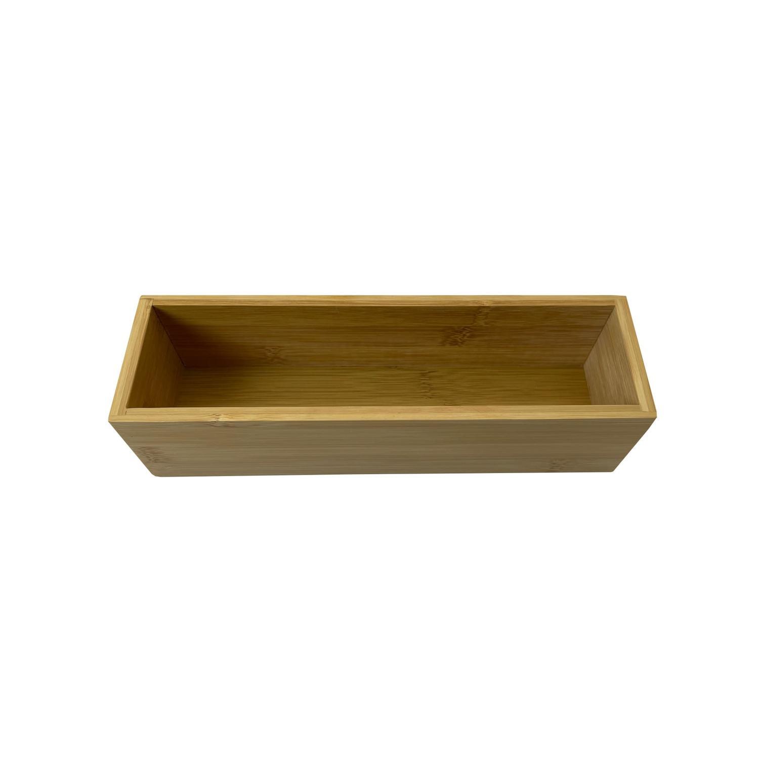 Drawer Organiser Bamboo 76 mm