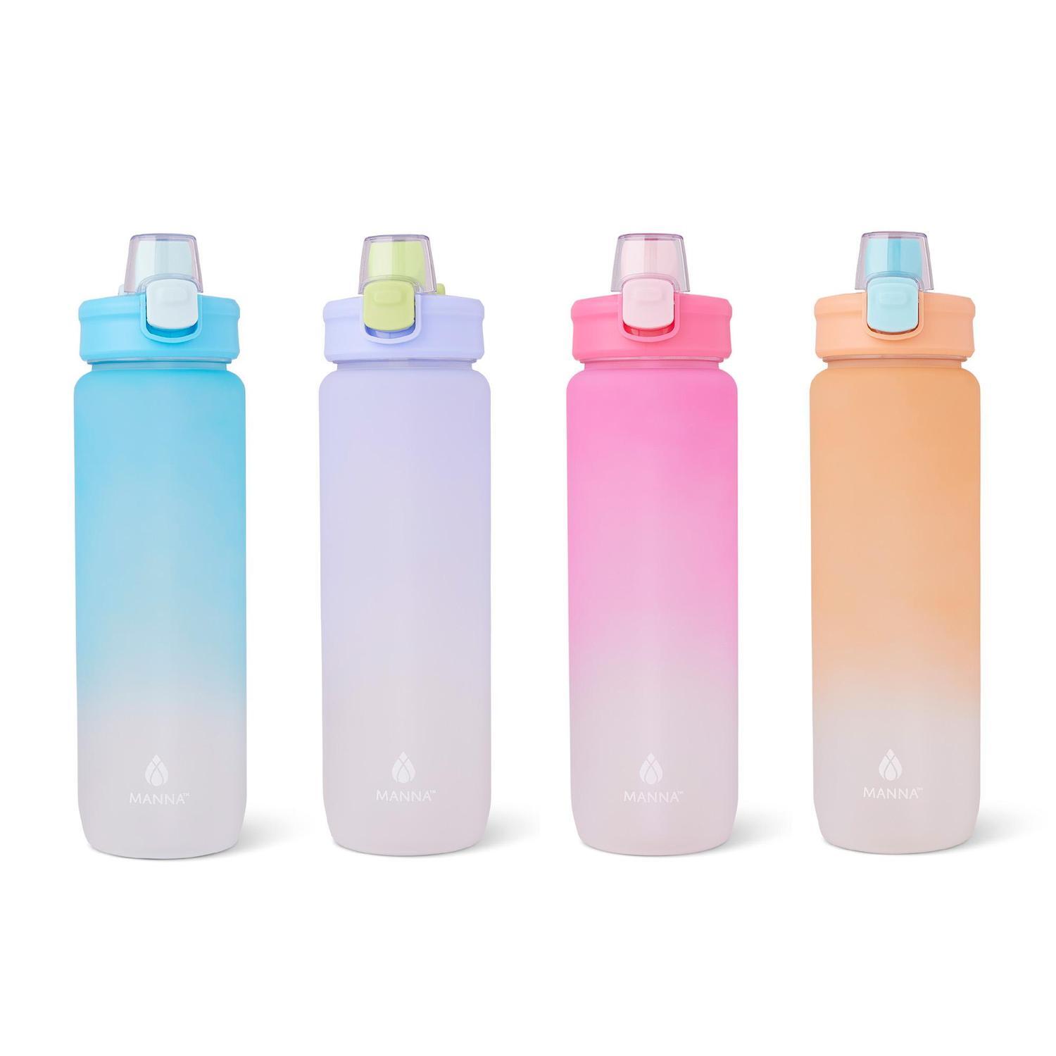 Push Water Bottle 1.1 litre Assorted Colours
