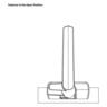 Window Fastener Left Hand Black