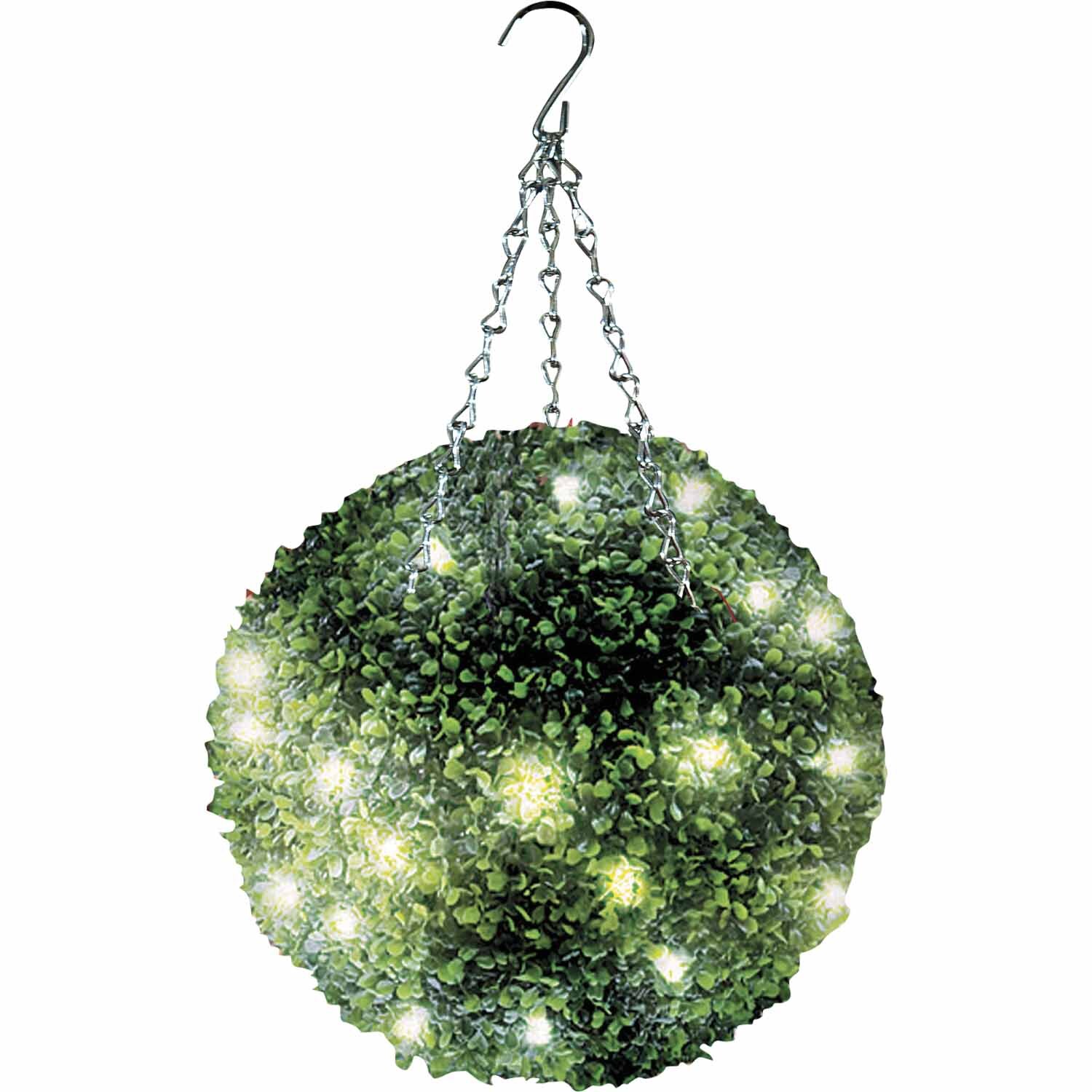 LED Lit Topiary Ball