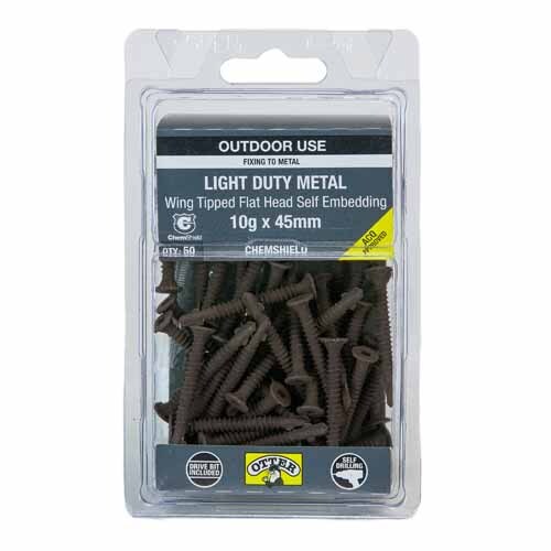Light Duty Metal Screws