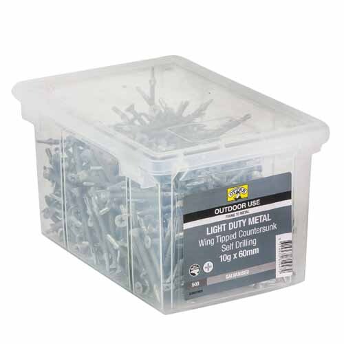 Light Duty Metal Screws