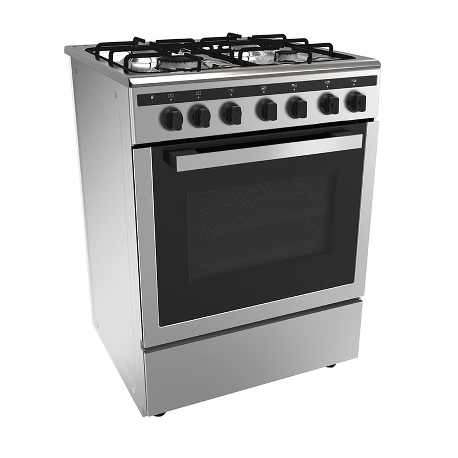 60cm Freestanding Electric Stove Gas Cooker Stainless Steel