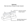 Drawer Divider Aluminium