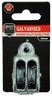 Double Fixed Awning Pulley 25mm Galvanised
