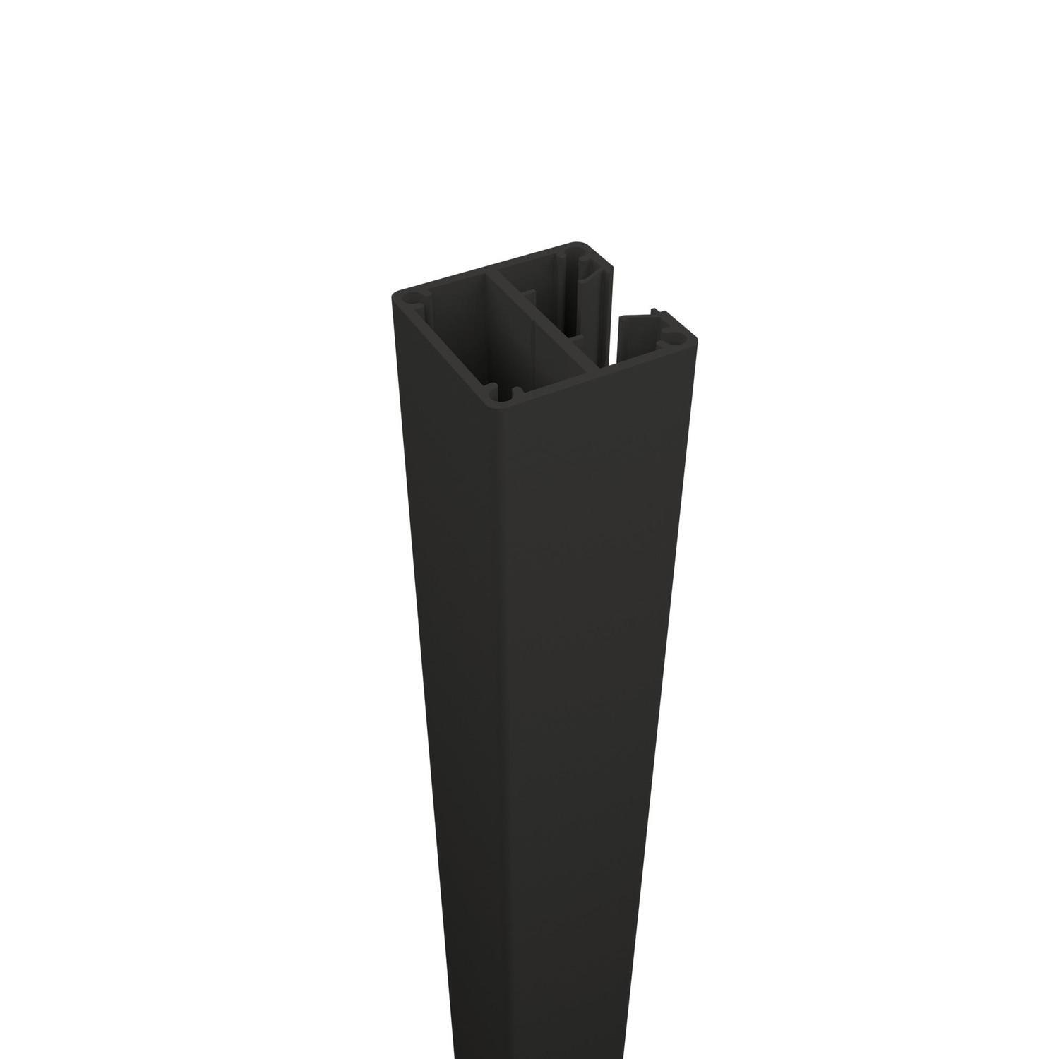 Xpress Fence One Way Post  2400 x 50 x 50mm   Satin Black