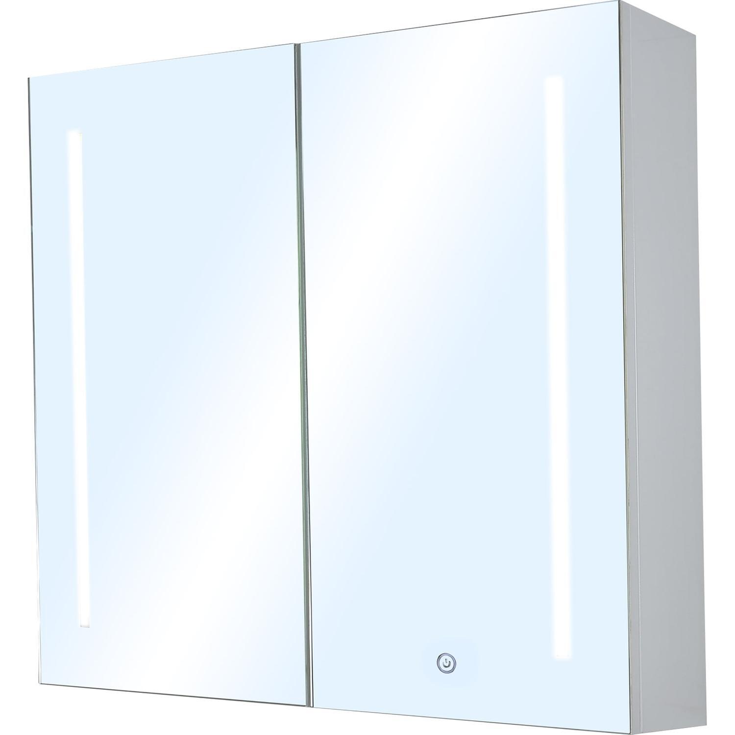 LED Wall Hung Mirror Cabinet