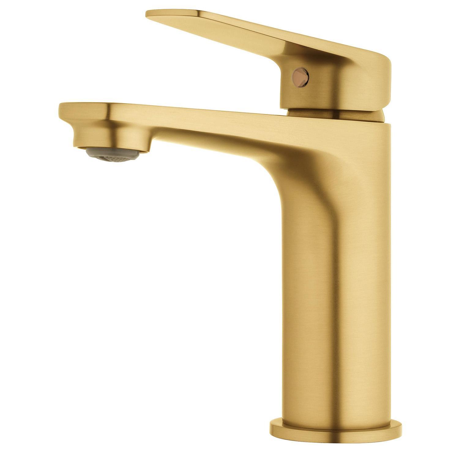 Basin Mixer Brushed Brass