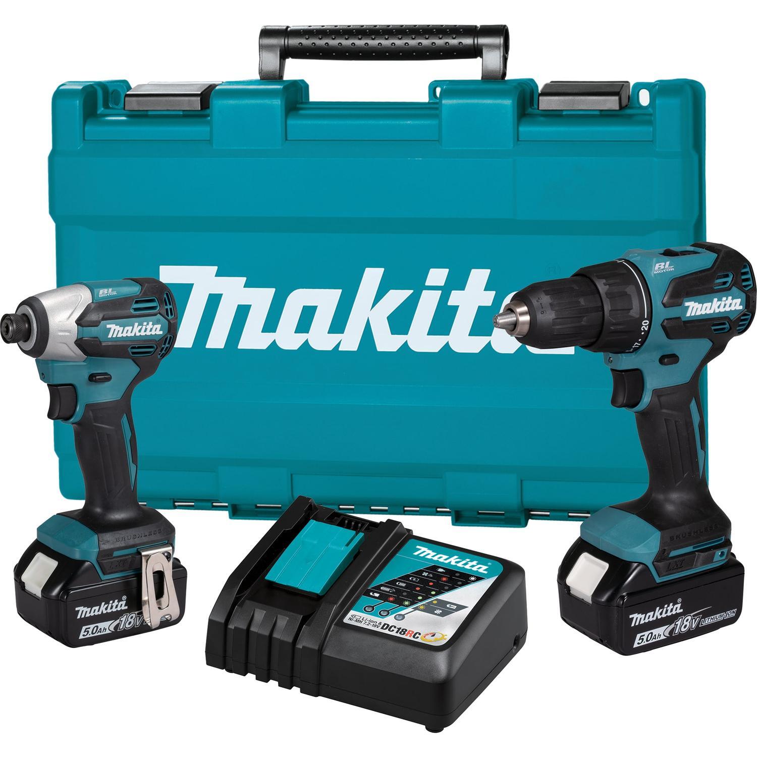 18 V Cordless Drill / Impact Driver Combo Kit 5.0 Ah