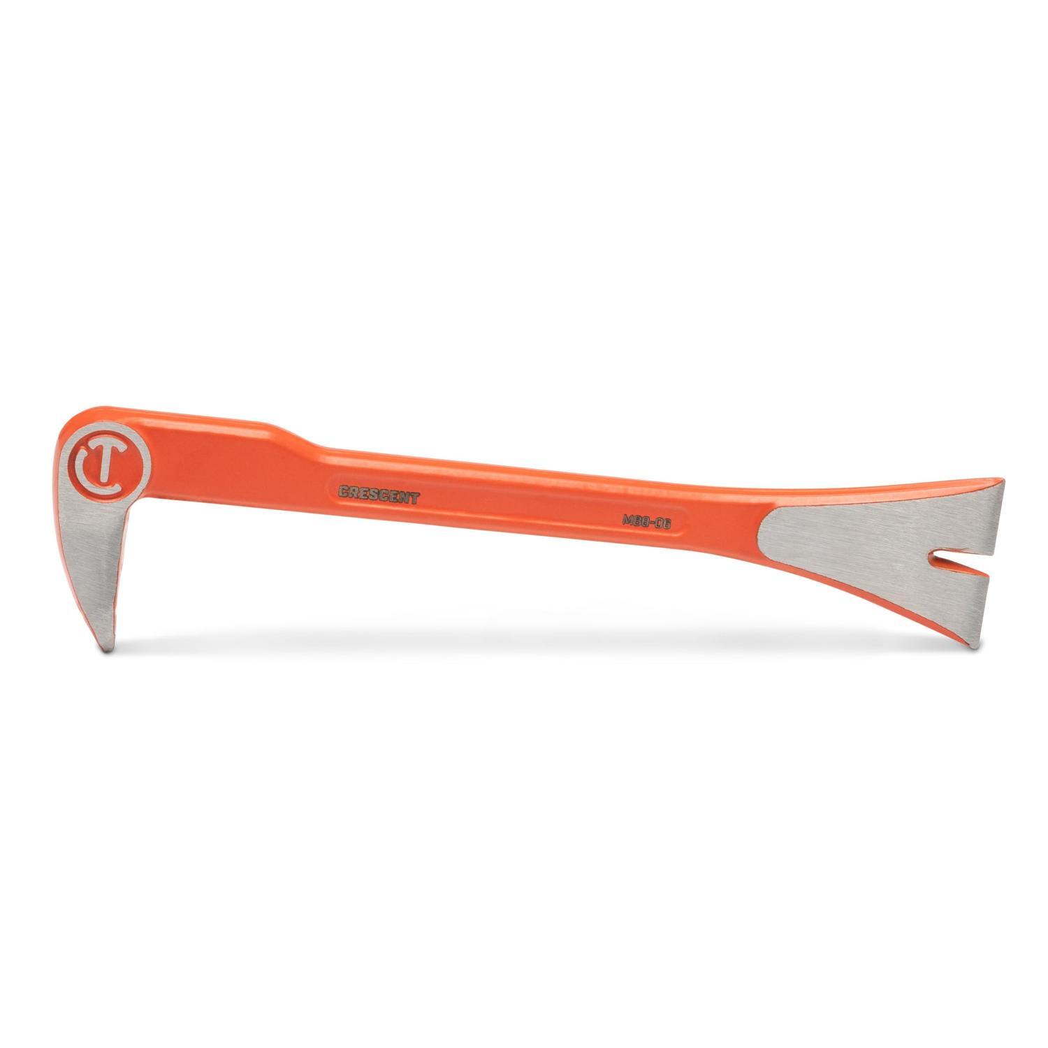 Moulding Removal Pry Bar with Nail Puller 203mm Orange