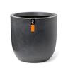 Lightweight Egg Smooth Pot Terrazzo Grey M