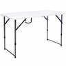 Adjustable Trestle Table W: 1200mm, D: 600mm, H: 905mm White