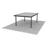 Single Carport L: 5450mm, W:3600mm, H:2100mm Black