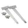 Home Tee Hinge with Narrow Brass Pin