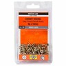 Cabinet Making Screws 8g x 16mm Pack of 100 Brass Plated