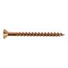 Chipboard Screws 8 g x 50mm Zinc Gold