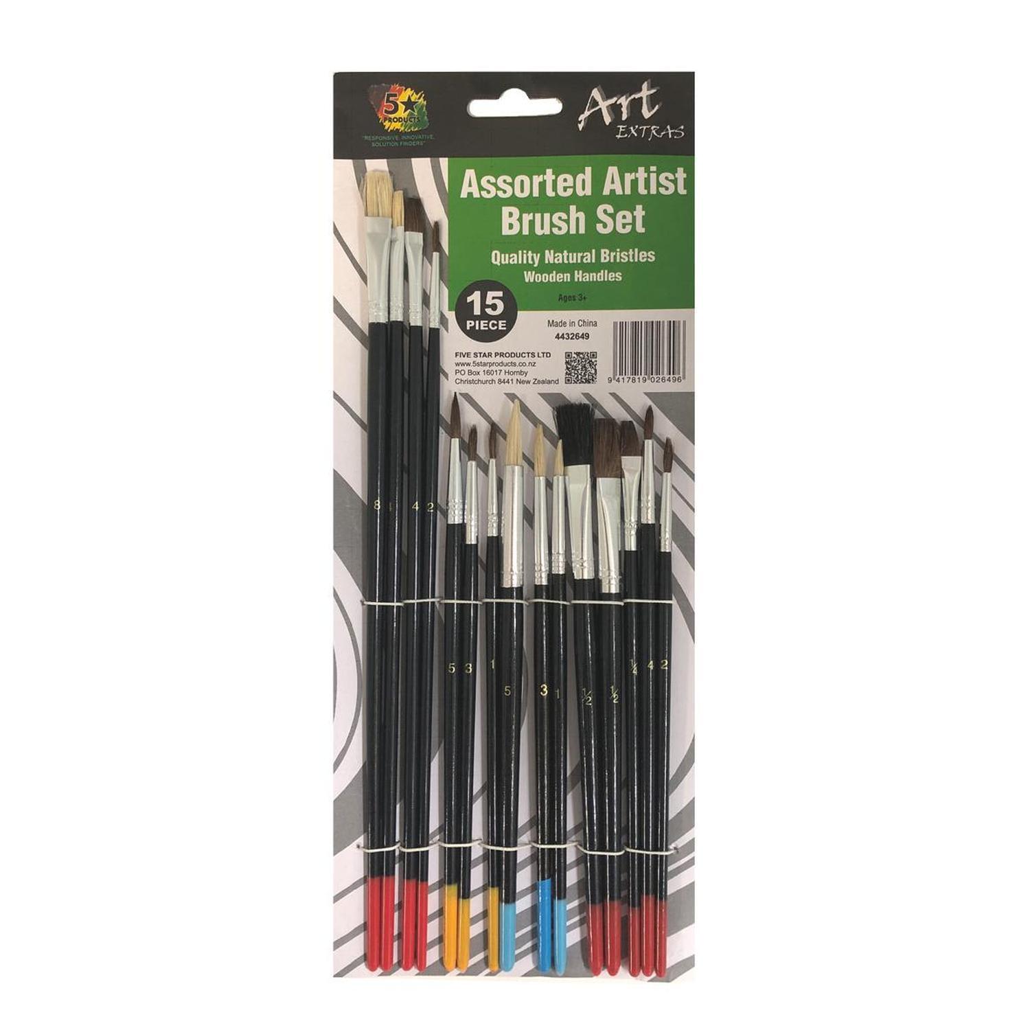 Artists Brush Set 15 piece