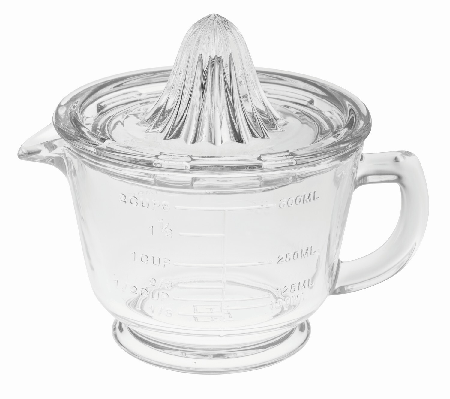 Glass Juicer with Measurements
