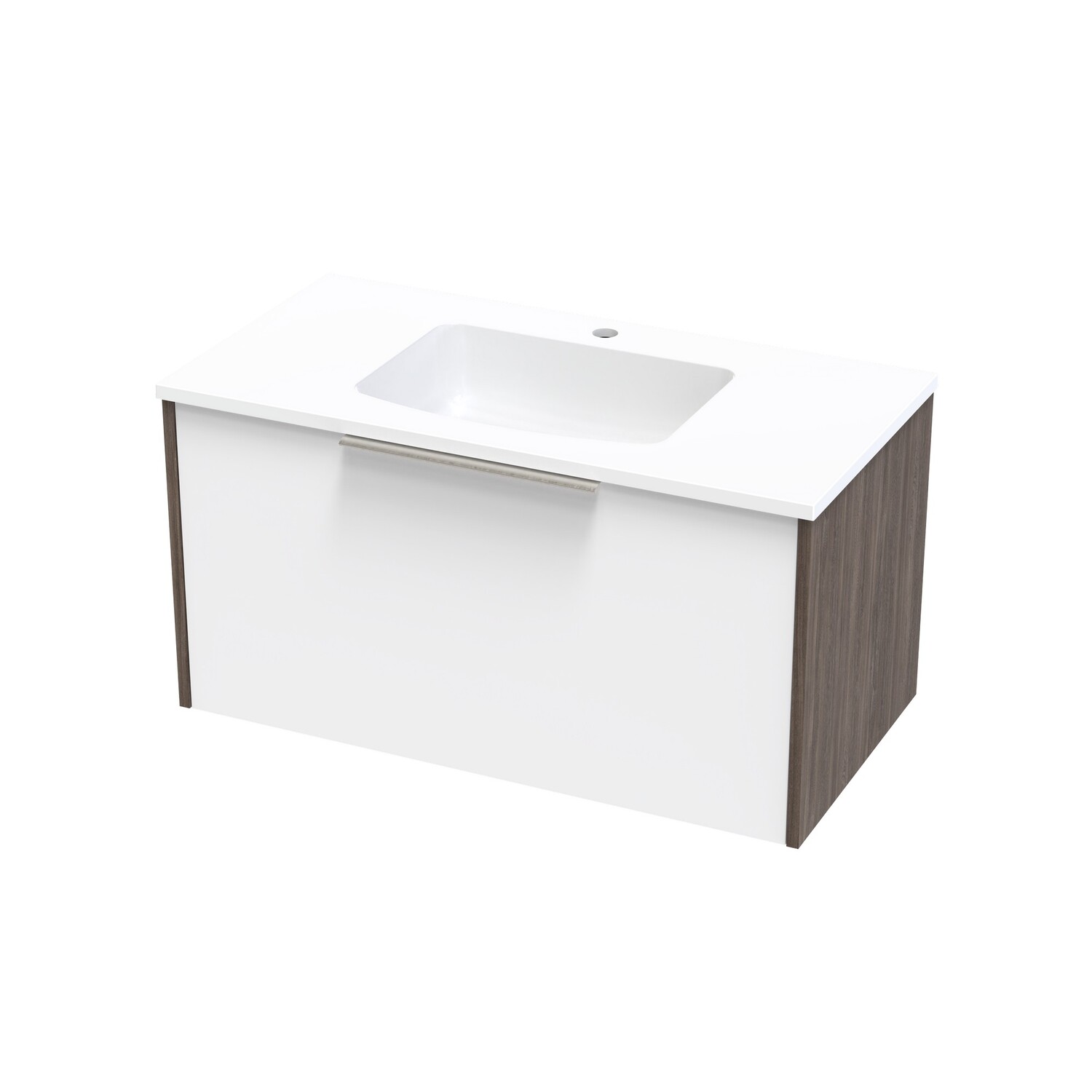 Single Drawer Wall Hung Vanity