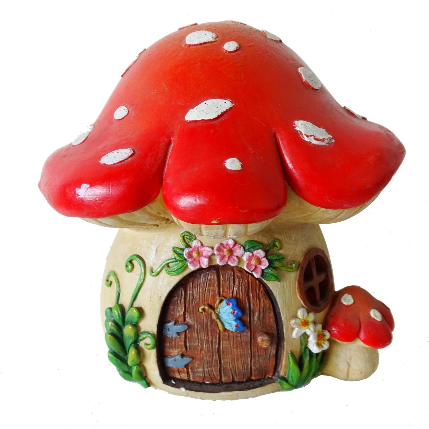 Polyresin Mushroom Fairy House