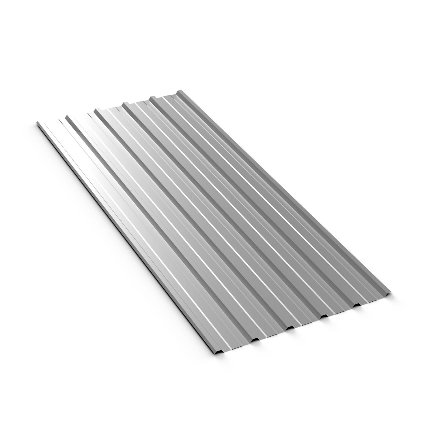 Aluzinc 6-Rib Fence Sheet  – Durable, Low-Maintenance Cladding Ideal for Fencing & Small Sheds. 1800mm x 780mm (755mm Cover) Colour: AluZinc