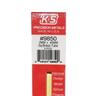 Square Brass Tube 2X2mmx300mm, pack of 2