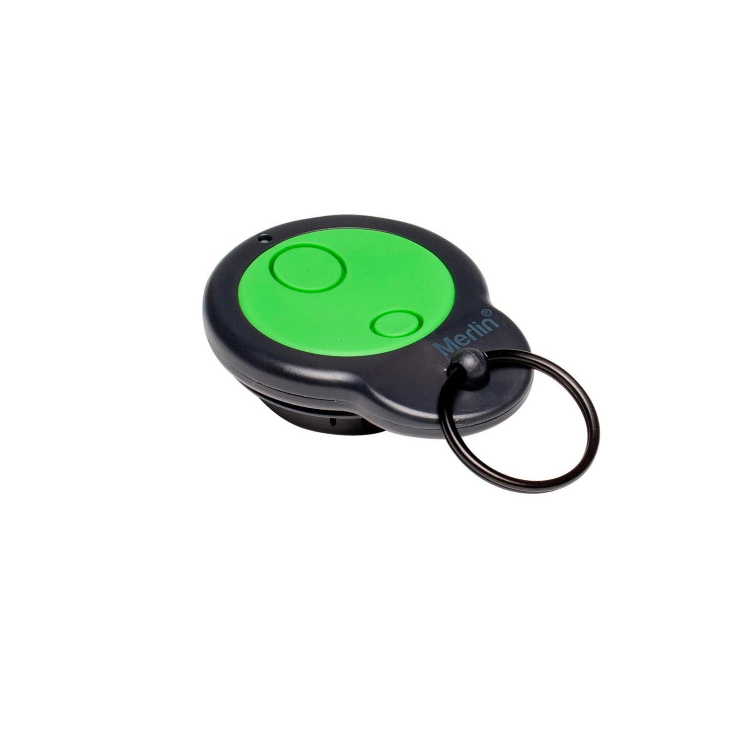 Two Button Keyring Garage Remote  Green