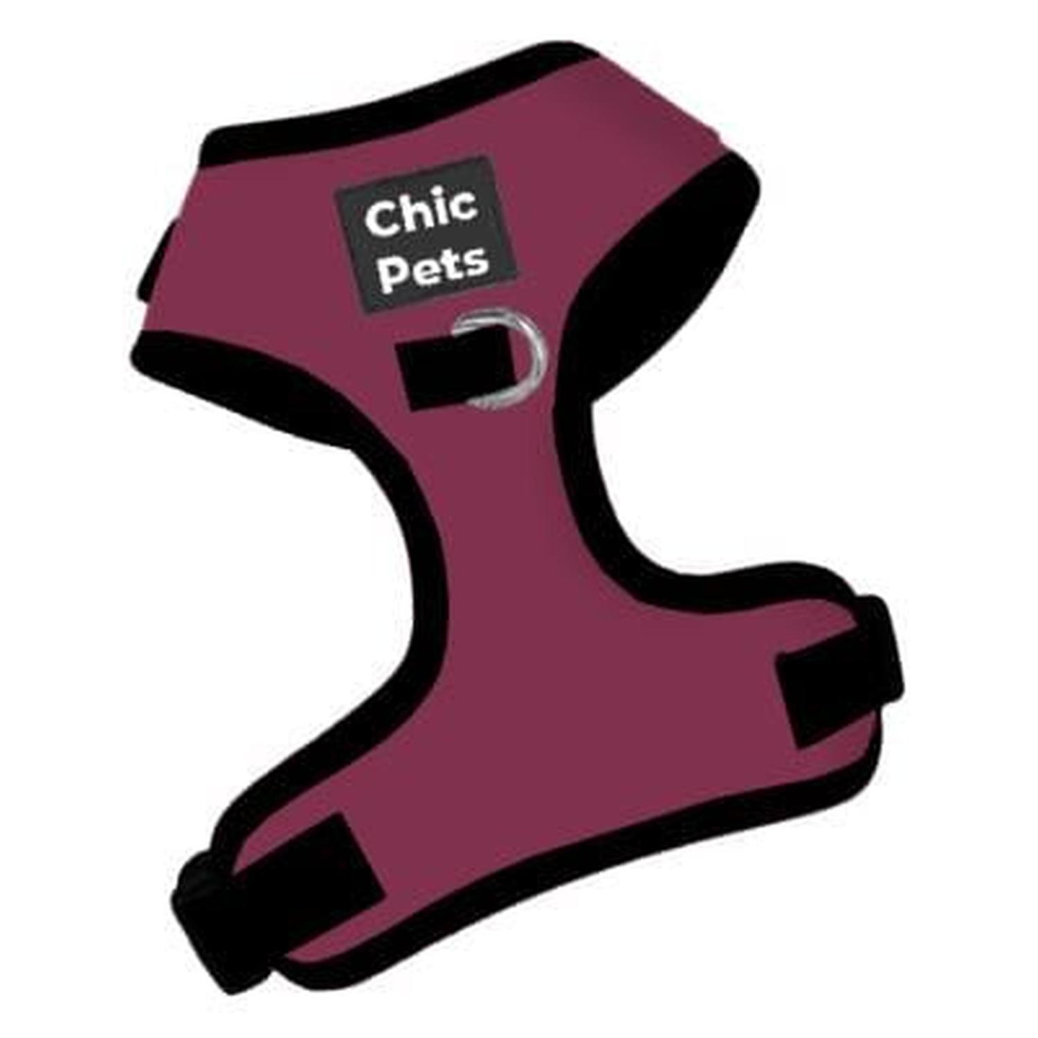 City Classic Chest Plate Harness Plum L