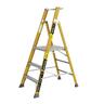 3 Step Platform Ladder 150 kg Rated Fibreglass