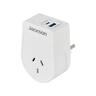 Jackson Europe, Bali & More Rapid Charge PD20W USB-C & USB-A Outbound Travel Adaptor