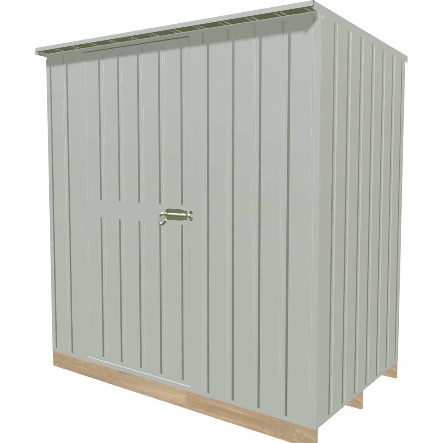 Shed H:1770mm, W:1830mm, D:1080mm Alu-Zinc