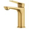 North Basin Mixer Brushed Brass