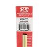 Square Brass Tube 4X4mmx300mm, pack of 2