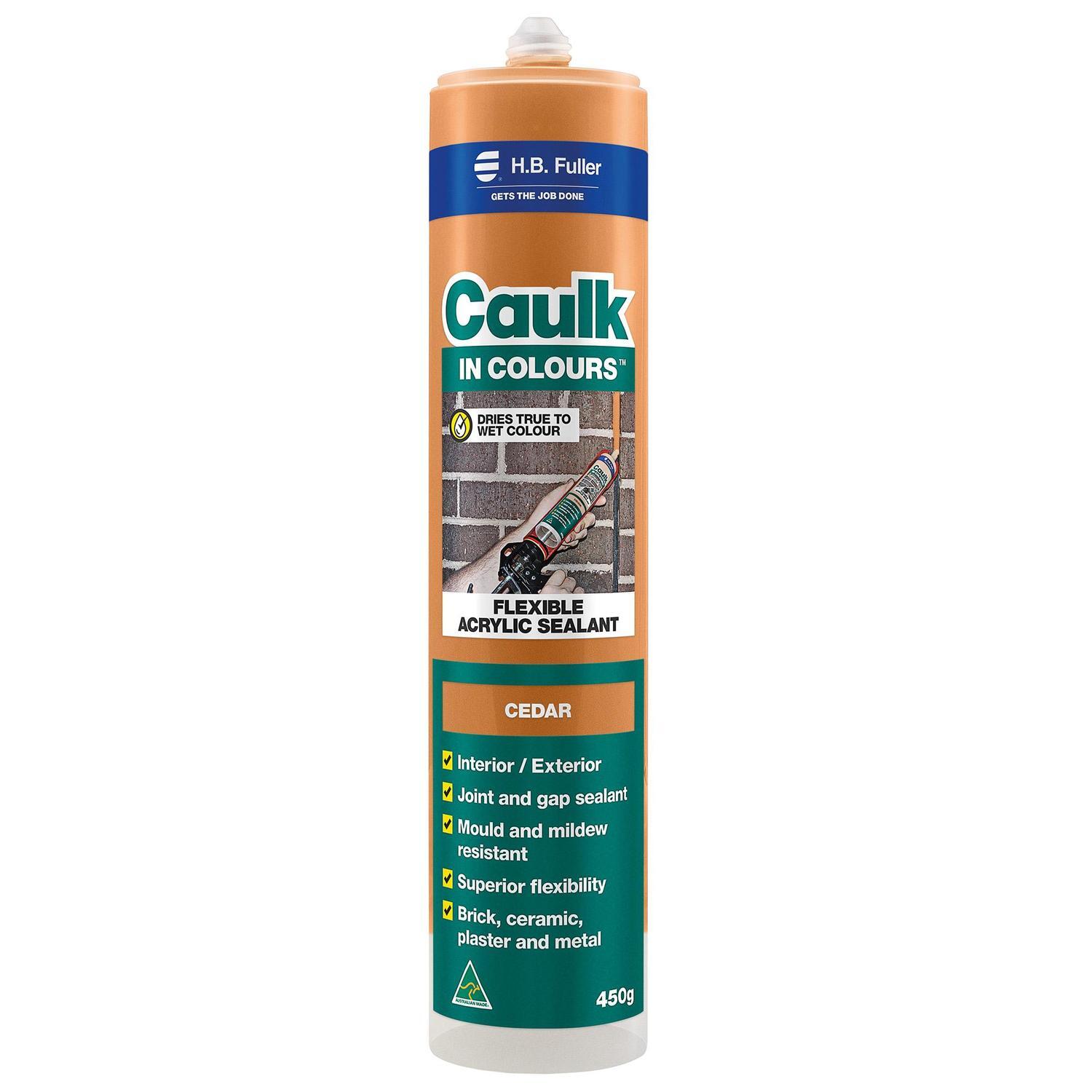 Caulk in Colours flexible coloured joint sealant