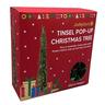 Christmas Tinsel Pop Up Tree Green / Red